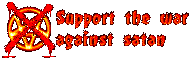 Support the war against satan!