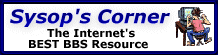 Sysop's Corner